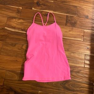 Lululemon power y tank - hot pink